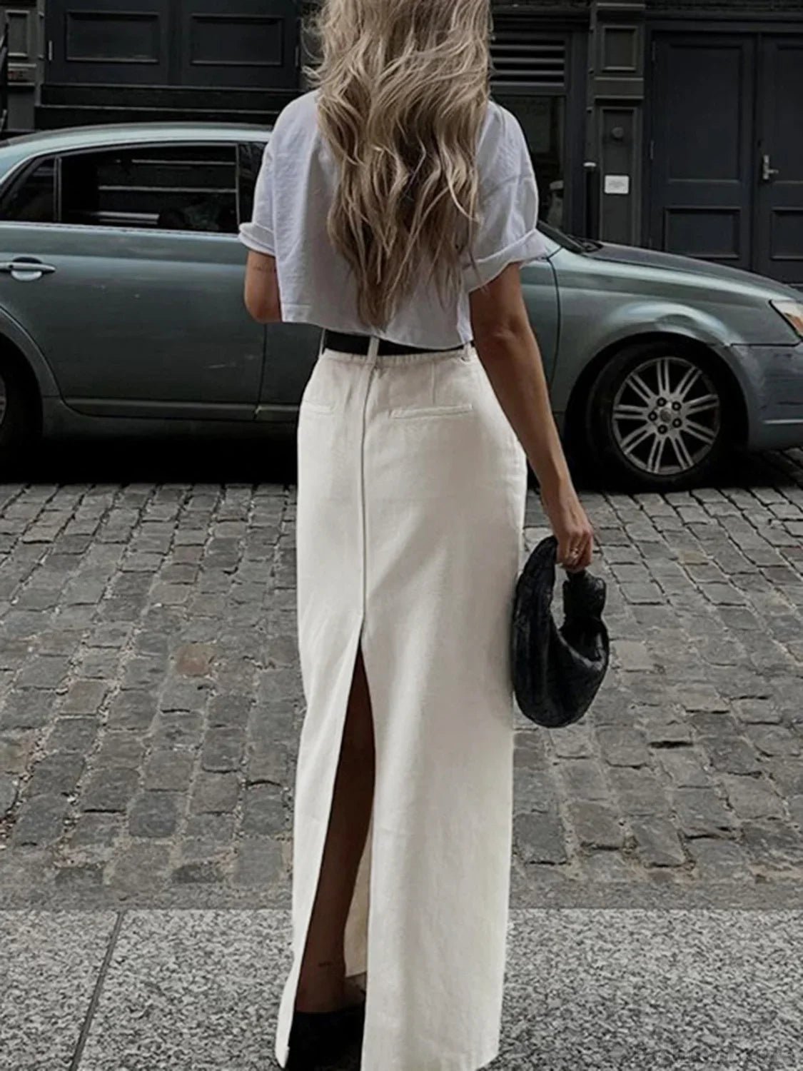 parisian-slit-maxi-skirt-white-xs-skirts-378 Parisian Slit Maxi Skirt - Image 1
