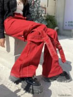 Vintage Red Pants for Halloween Celebrations - Image 11