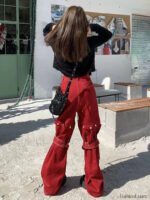 Vintage Red Pants for Halloween Celebrations - Image 9