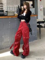 Vintage Red Pants for Halloween Celebrations - Image 10