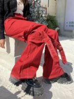 Vintage Red Pants for Halloween Celebrations - Image 4