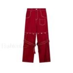 Vintage Red Pants for Halloween Celebrations - Image 7