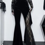 Wide Leg Gothic Halloween Pants